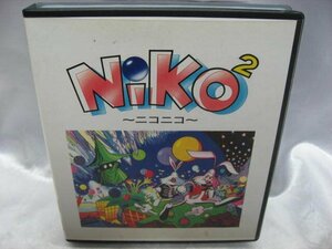 NiKoNiKo ニコニコ PC-9801 5“2HD 5インチソフト ケース 説明書 ハガキ付き 当時物