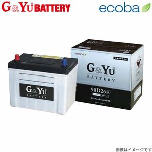 G&Yu バッテリー パジェロ(V90) DBA-V93W 三菱 エコバシリーズ ecb-90D26L 寒冷地仕様 新車搭載：80D26L