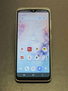 【中古】 docomo サムスン Galaxy A20 SC-02M ホワイト 制限○ SIMロック解除済