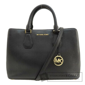 Michael Kors マイケルコース ロゴ金具 2WAY トートバッグ レザー レディース 中古