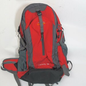 f002 BAG creeper クリーパー バッグ バックパック デイパック リュックサック アウトドア 登山 レディース レッド 50L