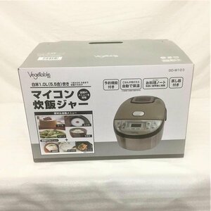 【未開封】 GD商事 / マイコン炊飯ジャー GD-M103 マイコン式炊飯器 マイコン式 5.5合 シャンパンゴールド 炊飯時・655W 30014976