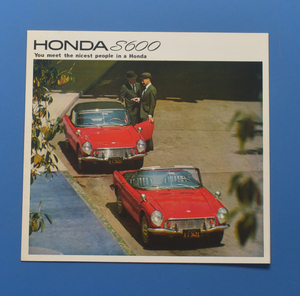 ホンダ　スポーツ　S600　HONDA　1964年3月　カタログ　エスロク　水冷直4DOHC　4連キャブ【自動車1960-13】