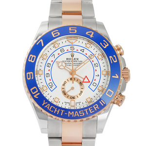 ロレックス ROLEX ヨットマスターII 116681 ホワイト/ベンツ針文字盤 新品 腕時計 メンズ