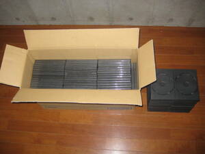 DVDトールケース　（黒）１29枚　中古