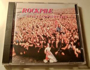 貴重ライブ音源!コレクターズ盤!ROCKPILE/LIVE IN CONCERT 1979 CD DAVE EDMUNS NICK LOWE ELVIS COSTELO ROCKABILLY ロックパイル