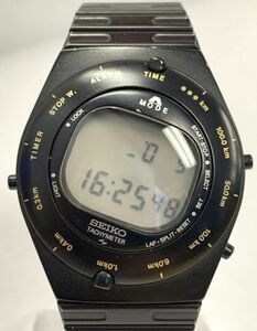 Y413-I56-993◎ SEIKO セイコーSPEEDMASTER スピードマスタージウジアーロ A828-4000 デジタル メンズ クオーツ 稼働 腕時計 ⑥