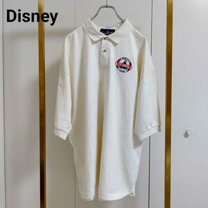 Disney(ディズニー）XXL/ホワイト/ポロシャツ