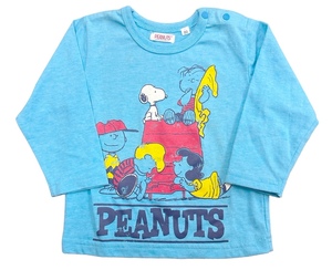 ★即決★新品タグ付 ピーナッツ PEANUTS★スヌーピー 両面プリント 長袖Tシャツ★ベビー 80cm（1才目安）￥1650