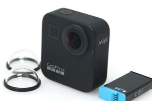 訳有品｜GoPro MAX CHDHZ-201 CA01-H4038-2D2F-ψ アクションカメラ デュアルレンズ 防水シングル 360度カメラ