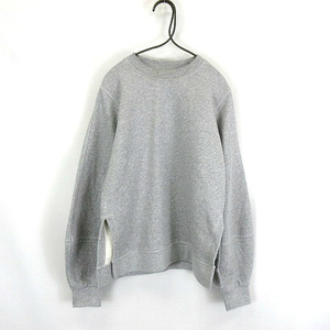 ガニー GANNI Puff Sleeve Sweatshirt パフスリーブ ロゴ 刺繍 クルーネック スウェット トレーナー グレー XS レディース