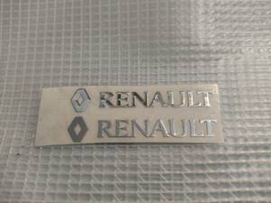 【送料込】RENAULT(ルノー) ステッカー 2枚組 縦1cm×横5cm