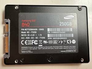 SAMSUNG【動作確認済み】SSD 250GB 0703
