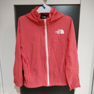 120cm キッズ　THE NORTH FACE ノースフェイス ナイロンジャケット　ピンク　ウインドブレーカー　子供　女の子