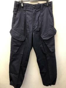[洋服] メンズ「TROUSERS COMBAT：カーゴパンツ ネイビーブルー」 サイズ：75/84/100 イギリス海軍 軍パン トラウザーズ 