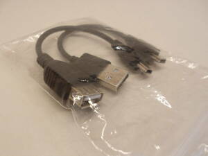 mini USB Type-B　充電器ケーブル　２個セット　新品未使用