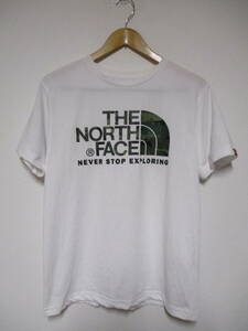 THE NORTHFACE ノースフェイス NT31622 迷彩ロゴ Tシャツ Lサイズ