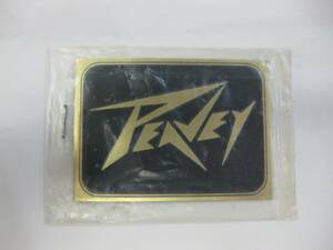 【即決あり】 未使用 PEAVEY ロゴデザイン プレートステッカー シール 昭和レトロ 当時物 