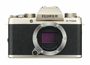 FUJIFILM ミラーレス一眼 X-T100シャンパンゴールド X-T100-G