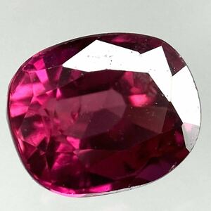 〔天然ルビー0.713ct〕a 約5.29×4.31mm ルース 裸石 corundum コランダム RUBY 宝石 ジュエリー 