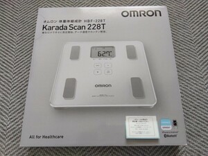 新品　オムロン OMRON 体組成計 HBF-228T-SW