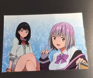 SSSS.GRIDMAN　宝多六花　新条アカネ バレンタインデー MD　切抜き ラミネート処理品 加工品 切抜 切り抜き A4 1枚