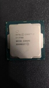 CPU インテル Intel Core I7-7700 プロセッサー 中古 動作未確認 ジャンク品 - A316