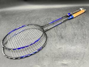 バトミントン ラケット 2点 セット PRO STYLE STEEL RACKET MS-132