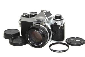 【美品】Nikon FE Ai-S NIKKOR 50mm F1.4 ニコン