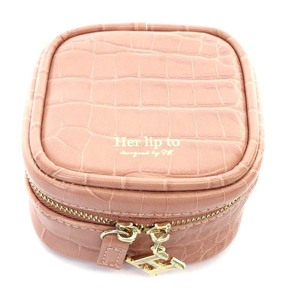 ハーリップトゥ House of Herme Small Jewelry Case ジュエリーケース ポーチ ピンク /YO14 レディース