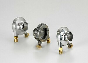 Kustom tech カスタムテック製スロットル ホルダー 1インチ 7/8インチ アルミ製 サテン加工 SR400 SR500 XS650 DS250 DS400