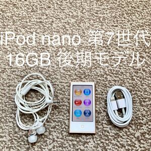 iPod nano 第7世代 16GB Apple アップル A1446 アイポッドナノ 本体 送料無料