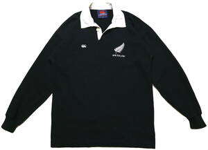 程度良好！◆NZ製 カンタベリー NEW ZEALAND ラガーシャツ◆40/Mサイズ相当（身長170-173センチ位）