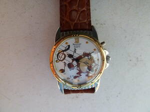Armitron　ミュージカル　クォーツ　腕時計　ルーニー　テューンズ　タズマニアン　デビル　電池交換済み　稼働品　ワーナー