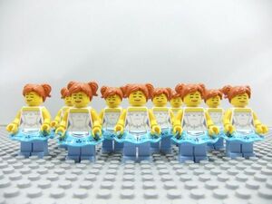 PP13　レゴ　ミニフィグ　ツインテール・スカート　10個セット　新品未使用　LEGO社純正品