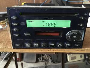 トヨタ純正 AM.FM CD カセット プレーヤー　PIONEER CKP-D59 FH-M8246ZT