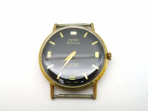 1円◆稼働◆ FERO ブラック 手巻き ユニセックス 腕時計 O669