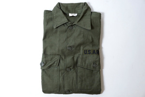 デッドストック 60年代 アメリカ軍 ユーティリティ シャツ ジャケット コットン100％ ベイカー ビンテージ オリーブドラブ 軍物 実物