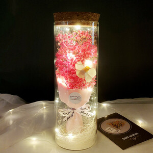 花束 高級な花 枯れない花 永遠の花 電池式 LEDライト付き フラワーギフト 永遠の花 妻 母の日 結婚記念日 誕生日プレゼント