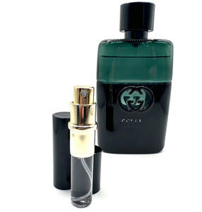 ★グッチ香水・ギルティ ブラック GUCCI GUILTY BLACK POUR HOMME EDT.3.5ml入Spray 1本・※画像前方の小(黒)スプレー1本のみ出品です。