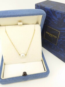 MIKIMOTO　　　ミキモト　パール　k18YG ネックレス　　　人気