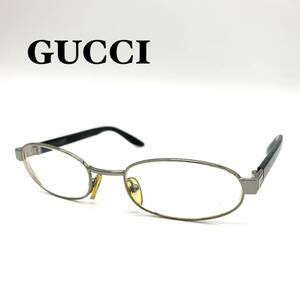 GUCCI グッチ メガネフレーム 度入り 眼鏡 フレーム アイウェア ジャンク品 YBX034