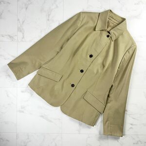 美品 BURBERRY バーバリー ステンカラーコート アウター レディース ベージュ サイズ13*MC918