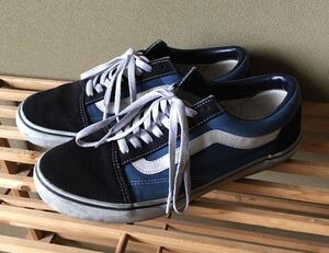 ■VANS バンズ / Old School オールドスクール ネイビー×ブルー US9 27cm Ken Yokoyama