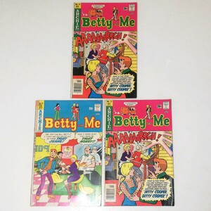 【ジャンク】 アメコミ3冊 Betty and Me / アメリカンコミック 良品専科アメコミ No.29