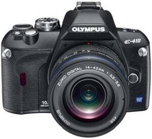 OLYMPUS デジタル一眼レフカメラ E-410 レンズキット ED14-42mm F3.5-5.6 (中古品)