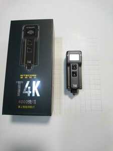 NITECORE T4K 4000ルーメン 世界 最小 最強キーライト 小型 LED ポケット キー ライト フラッシュライト 懐中電灯 SUREFIRE シュアファイア