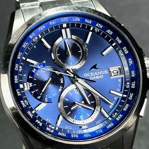 CASIO OCEANUS カシオ オシアナス クラシックライン OCW-T2600-2A2JF 電波ソーラー 腕時計 チタン アナログ ブルー カレンダー