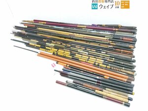 サクラ 江戸川 中硬 3.0M、ガッツ へら 極 150、渓流小継 15 など 延べ竿・ヘラ竿 ジャンク品セット