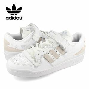 新品 アディダス FORUM 84 LOW【27cm】定価13200円 フォーラム 天然皮革 レザー adidas スニーカー アディダス ローカット 白 靴 5518